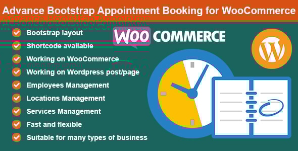 WooCommerce 的高级 Bootstrap 预约