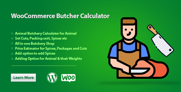 WooCommerce 屠夫计算器
