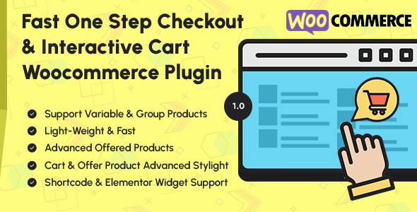 WooCommerce 的快速单页结帐和交互式购物车