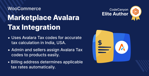 适用于 WooCommerce 的 Marketplace Avalara 税务集成