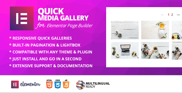 Elementor Page Builder 的 Quick Gallery 插件