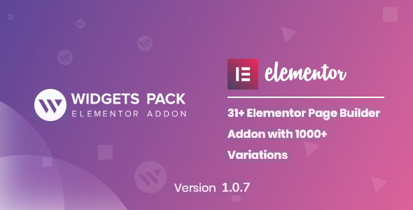WidgetsPack – Elementor Page Builder 的多合一包