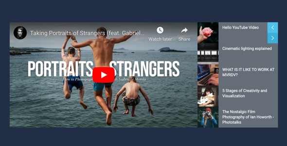 YouTube 或 Vimeo Gallery – WPBakery Page Builder 插件