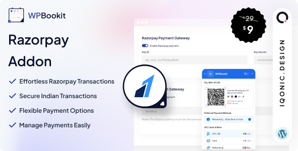 WPBookit – Razorpay 支付网关（插件）