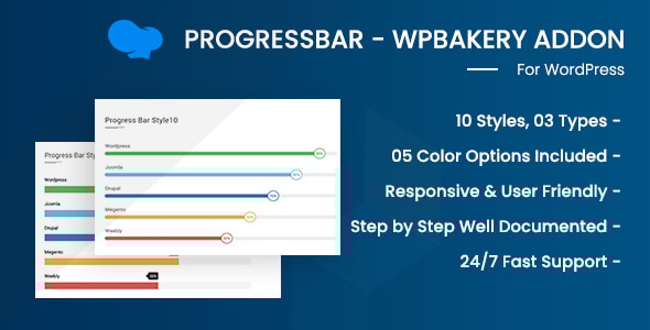高级进度条 – WPBakery Addon