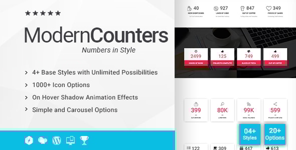 WPBakery Page Builder 的 Modern Counters Addon