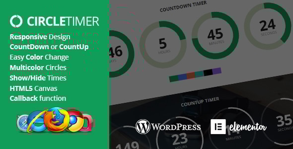 CircleTimer – Elementor 插件
