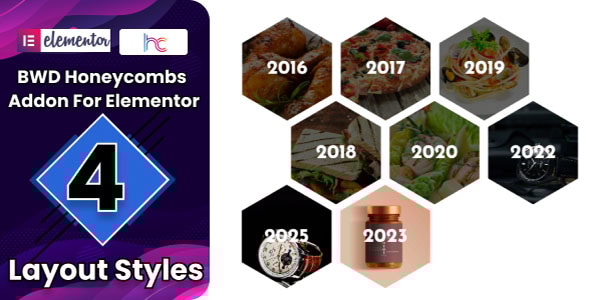 Elementor 的 Honeycombs 插件