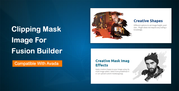 Fusion Builder 的剪贴蒙版图像 （Avada）