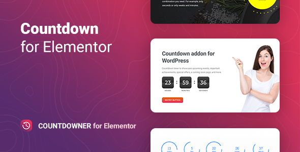 Countdowner – Elementor 的倒数计时器