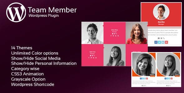 JAG Interactive Team Members WordPress 插件