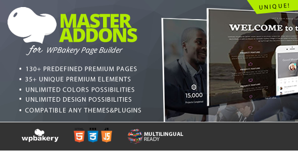 WPBakery Page Builder（以前称为 Visual Composer）的 Master Addons