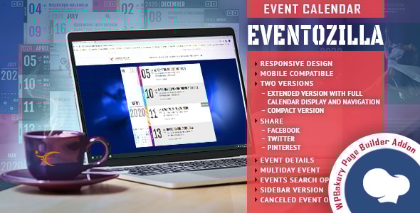 EventoZilla – 活动日历 – WPBakery Page Builder 插件