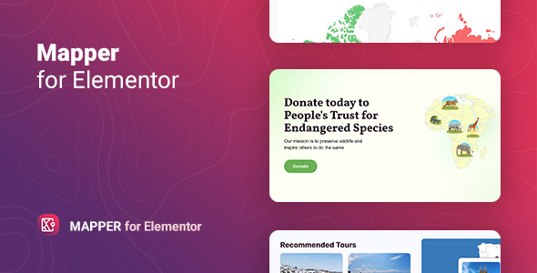 Elementor 的交互式世界地图 – Mapper