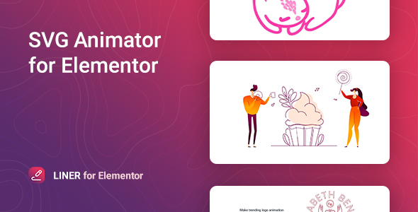 Liner – Elementor 的 SVG 动画