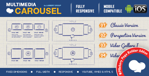 Multimedia Carousel – Addon for WPBakery Page Builder