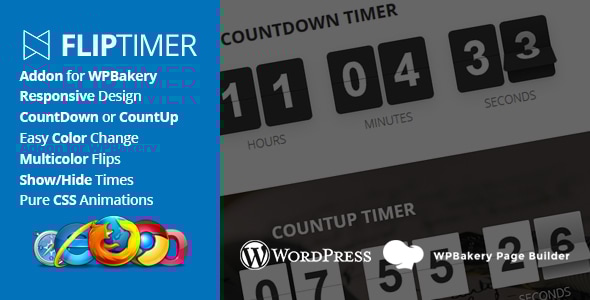 FlipTimer – Addon for WPBakery Page Builder