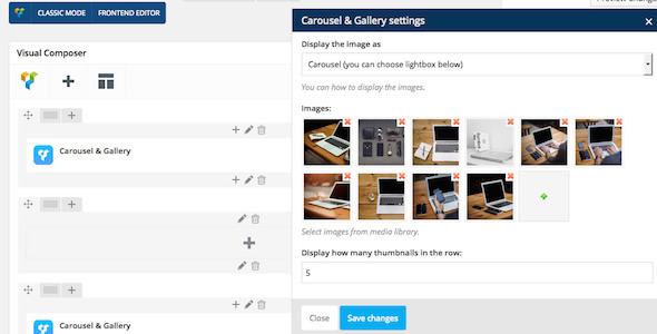 WPBakery Page Builder Add-on – Carousel  Gallery