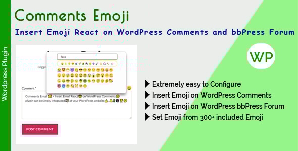 Comments Emoji – Insert Emoji React on WordPress Comments and bbPress Forum
