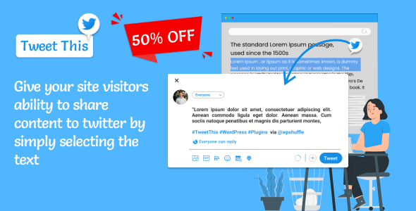 Tweet This – Click to Tweet WordPress Plugin