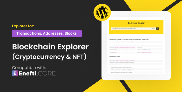 Blockchain Explorer (CryptoCurrency  NFT)