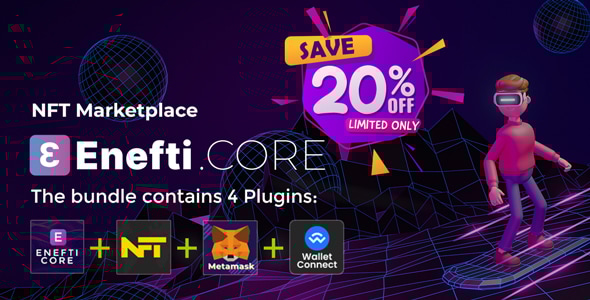 Enefti – NFT Marketplace Core (Essentials Bundle)