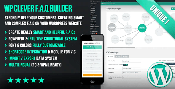 WP Clever FAQ Builder – Smart support tool for WordPress
