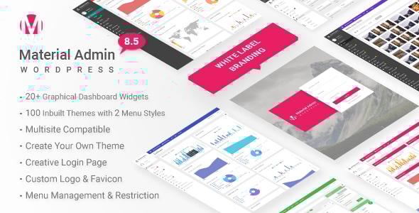 Material – White Label WordPress Admin Theme