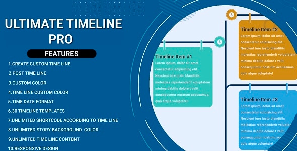Ultimate Timeline – Responsive  Timeline History