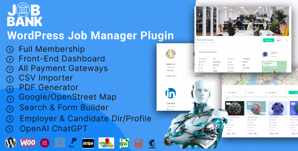 JobBank – WordPress Job manager plugin