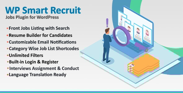 WP Smart Recruit – WordPress 的工作插件