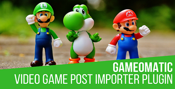 Gameomatic – 适用于 WordPress 的 Giant Bomb 自动帖子生成器插件