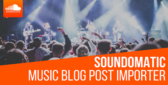 适用于 WordPress 的 Soundomatic SoundCloud 自动帖子生成器插件