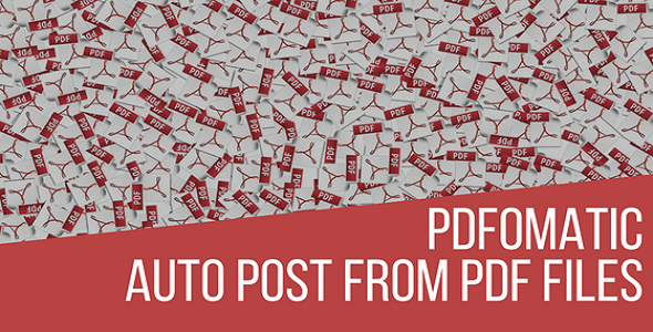 适用于 WordPress 的 Pdfomatic 自动帖子生成器插件
