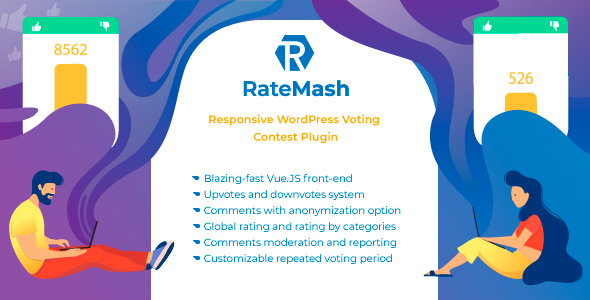 RateMash – 响应式 WordPress 投票竞赛插件