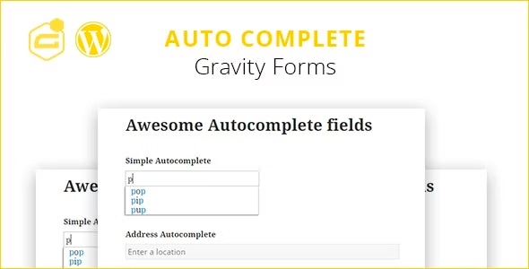 Gravity Forms 自动完成 （+address 字段）