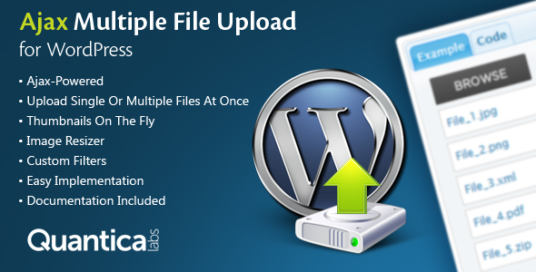 适用于 WordPress 的 Ajax Multi Upload