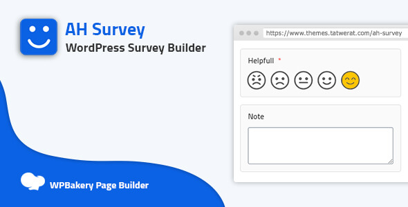 AH Survey – 具有多种问题类型的 WordPress 调查构建器