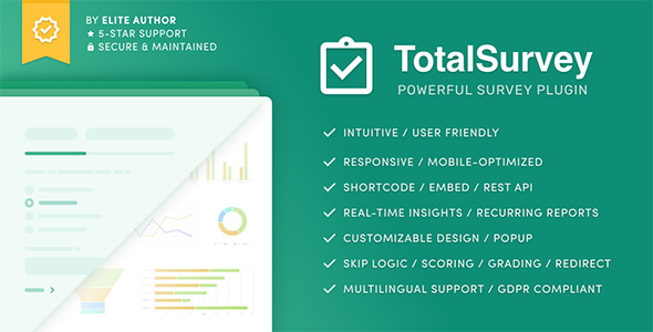 Total Survey – 响应式 WordPress 调查插件