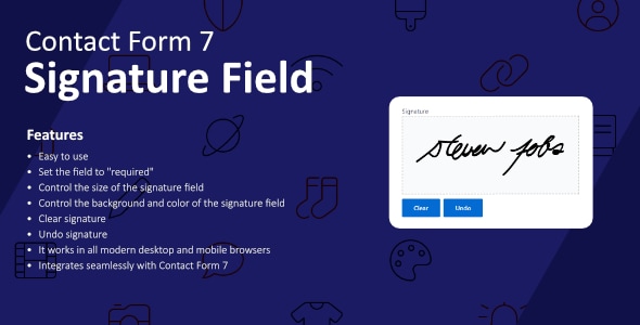 Contact Form 7 的签名字段