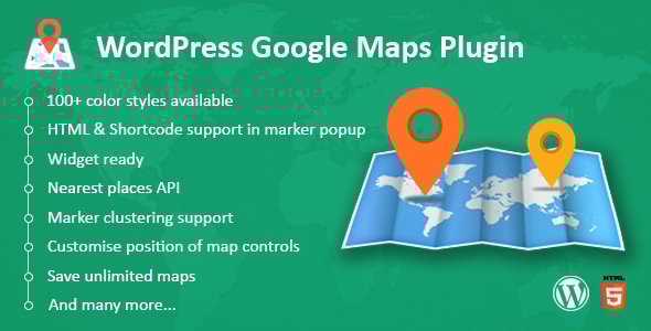 WordPress Google 地图插件