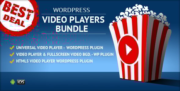 HTML5 视频播放器 WordPress 插件包