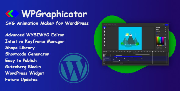 WPGraphicator – WordPress 的 SVG 动画制作器