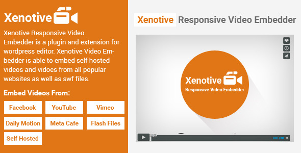 Xenotive 响应式视频嵌入器