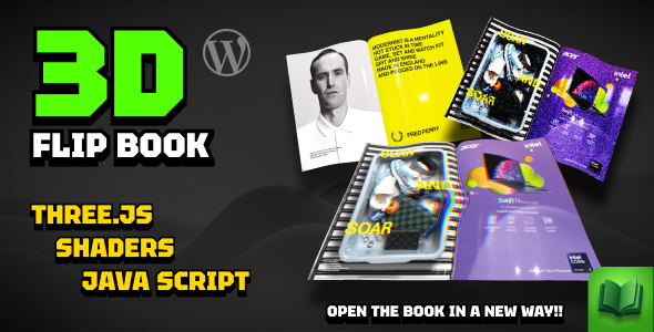 3D 翻书 WordPress 和 WooCommerce 插件