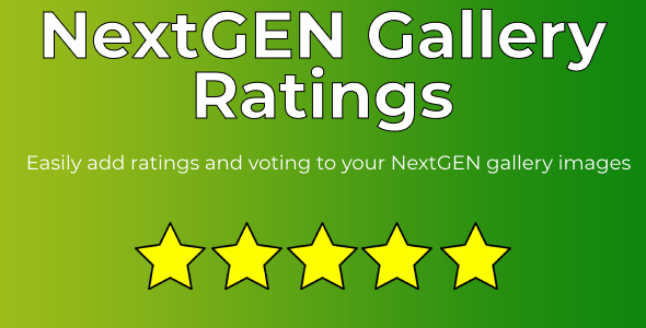 NextGEN Gallery 评级