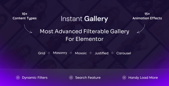 Instant Gallery Pro – WordPress 插件