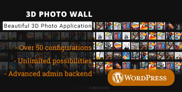 3D 照片墙 – WordPress 媒体插件