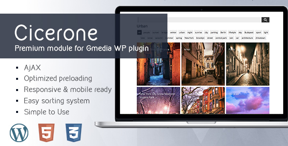 西塞隆 4.0 |用于 Gmedia Gallery WordPress 插件的 MultiGrid Gallery 模块