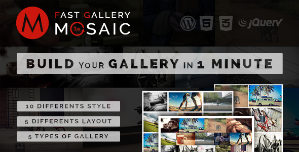 Fast Gallery Mosaic – WordPress 插件